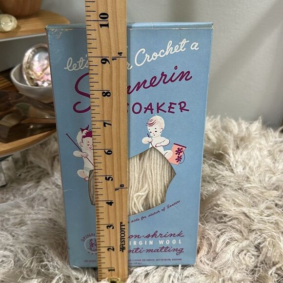 Vintage Spinnerin Soaker Knit Or Crochet Kit To Create A Wool Diaper Cover - Picture 15 of 17